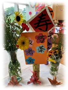 敬老会 飾り付け